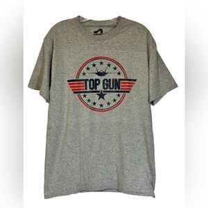 Top Gun Men’s‎ T-shirt Stars And Stripes Fighter Jet American Air Force Medium